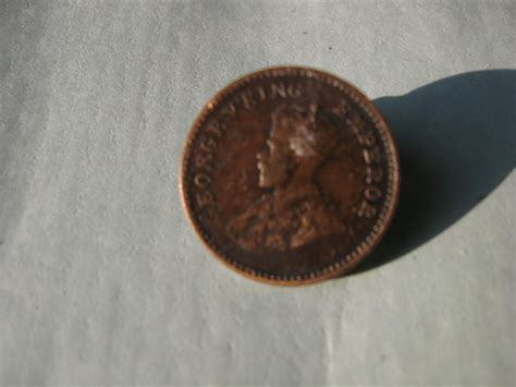 ONE twelve ANNA OF KING GEORGE COPPER COIN | Indian Numismatics,Old ...