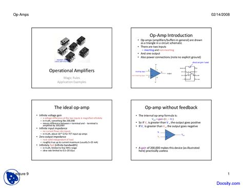 Image result for Operational Amplifiers Lecture
