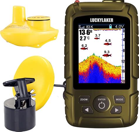 LUCKYLAKER Water Handheld Fish Finder Boat Wireless India | Ubuy