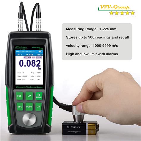 VVV-Group Industrial Ultrasonic Thickness Gauge Meter - Steel, India | Ubuy
