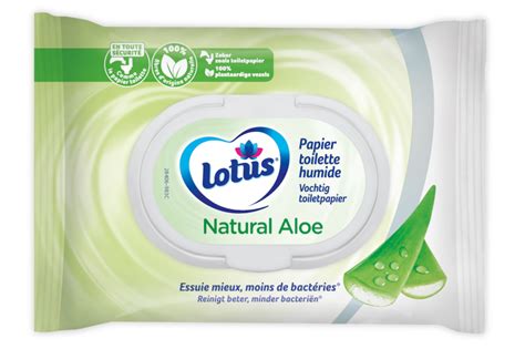 Lotus papier toilette humide Aloe Vera - Lotus