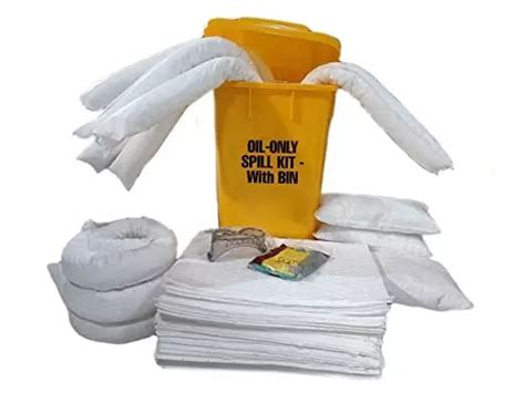 Fuel & Diesel Spill Kit with Wheel Trolley Bin 50 L – Milansafety