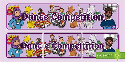 Dance Competition Display Banner