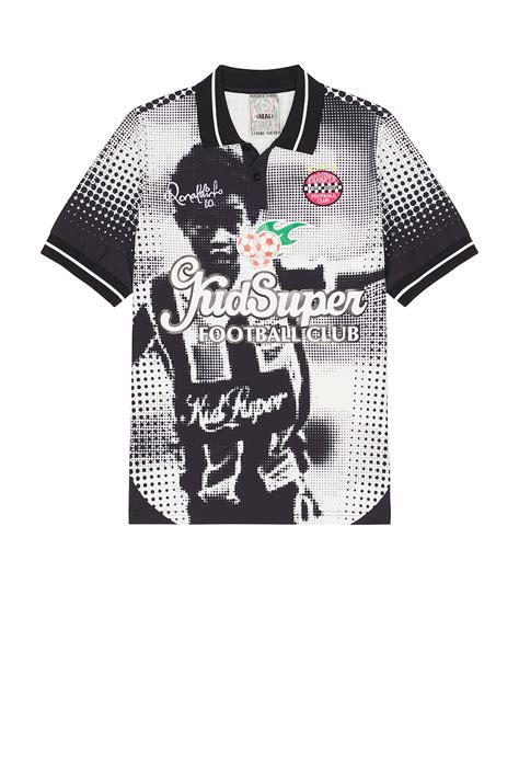 KidSuper x Ronaldinho Soccer Jersey in Black | FWRD
