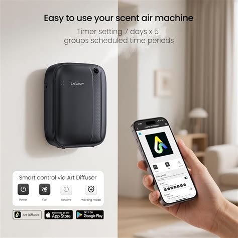 CACAFSFY Waterless Diffuser, Hotel Scent Diffuser-Smart APP India | Ubuy