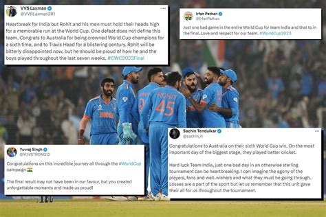 “One defeat does not define this team” - Indian cricket fraternity ...