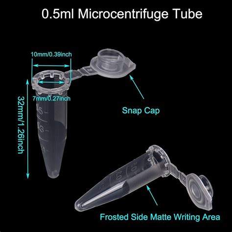 Arteya 0.5ml Microcentrifuge Tubes 1000PCS,Centrifuge Tubes India | Ubuy