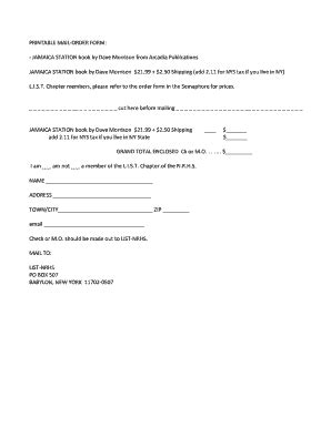 Fillable Online list-nrhs PRINTABLE MAIL -ORDER FORM - list-nrhs Fax ...