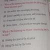 Read the following passages and answer the questions that follow. I was ...