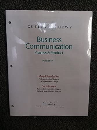 Buy Business Communication: Process & Product Book Online at Low Prices ...