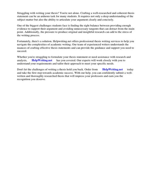 Examples of Expository Thesis Statements | PDF