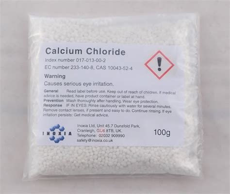 Buy Calcium Chloride at Inoxia Ltd