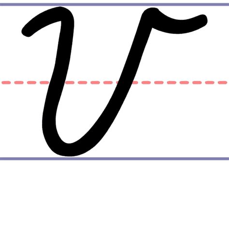 Cursive V Lowercase