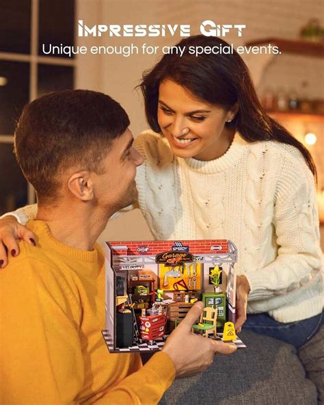 Robotime Kit de casa em miniatura Robotime, casa de bonecas DIY em ...