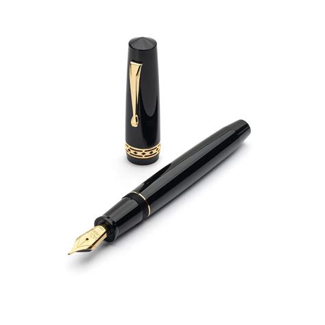 Radius 1934 Settimo Fountain Pen - Glossy Black GT – Makoba