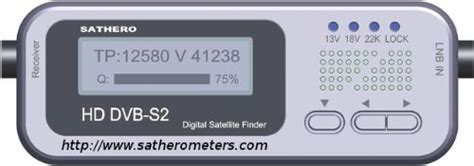 SatHero SH-100HD Pocket Digital Satellite Signal Finder DVB-S, DVB-S2 ...