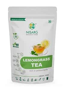 NISARG ORGANIC FARM Lemongrass Tea I Pure Natural and Organic I ...