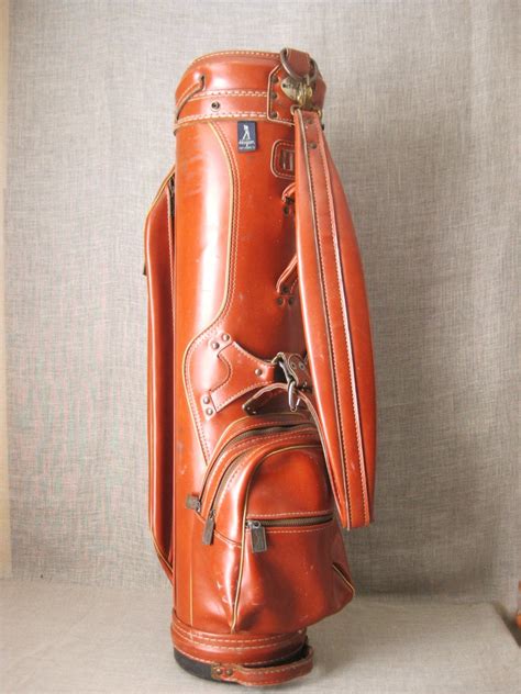 Golf Bag / Vintage Ben Hogan Golf Bag by AMF / Leather Look