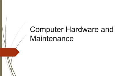 Image result for Computer Maintenance Hardware and Software