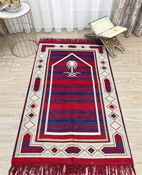 Buy PRISCILLA Cotton Musallah Janamaz Mat 4 x 2 Feet - Islamic Prayer ...