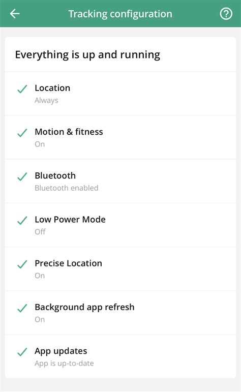 Image result for Notification Settings of a Tracking Application