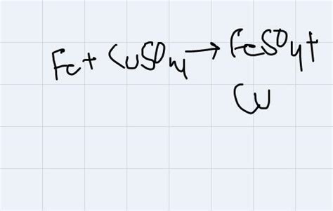 While making a clay model to show the reaction between iron and copper ...