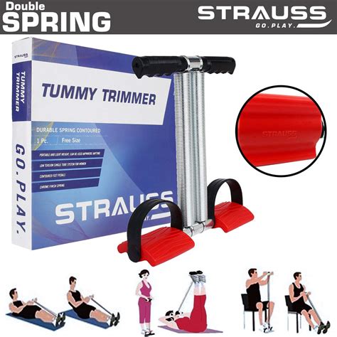 Strauss Tummy Trimmer Pro | Stomach Exercise Machine for Women and Men ...