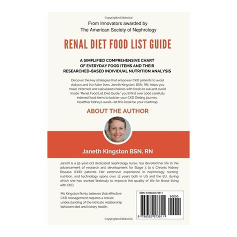 Janeth Kingston, BSN RN Renal Diet Food List Reference For Kidney ...