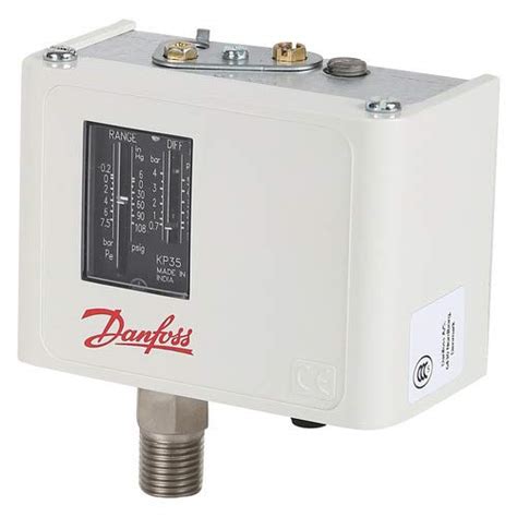 Danfoss (Genuine) KP-35 Pressure Switch - 060-113391, R:-0.2 to 7.5 BAR ...