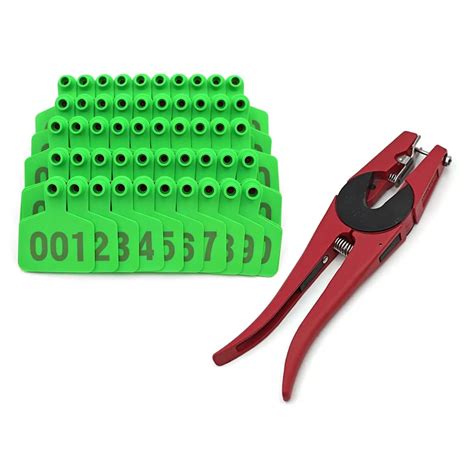 Ear Tag Applicator for Cattle, Goats & Pigs - Heavy-Duty Tool – CJ ...