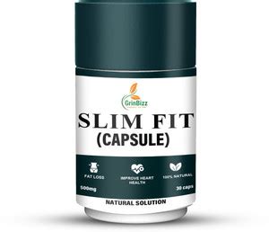grinbizz Slim Fit Capsules Natural Way To Weight Loss | Fat Loss |Fat ...