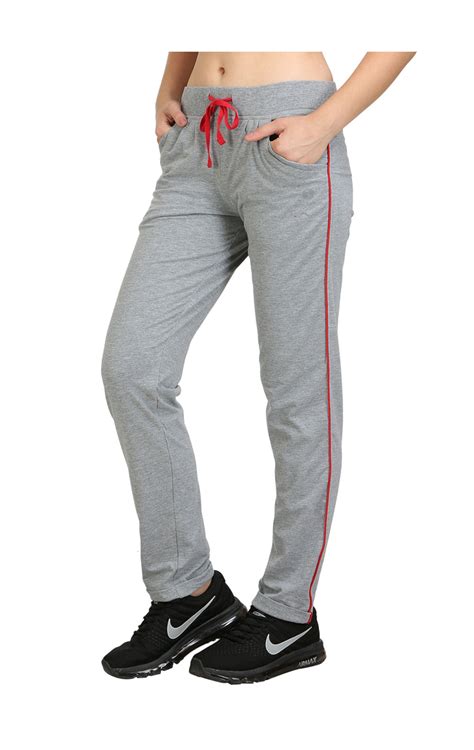 Buy Bodyactive Women Grey Melange Trackpant-LL1-GRML Online | Bodycare