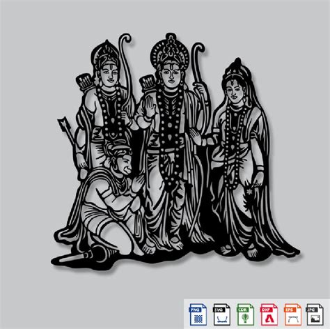 2D Modern Art Ram Darbar Laser Cutting – ArtElora