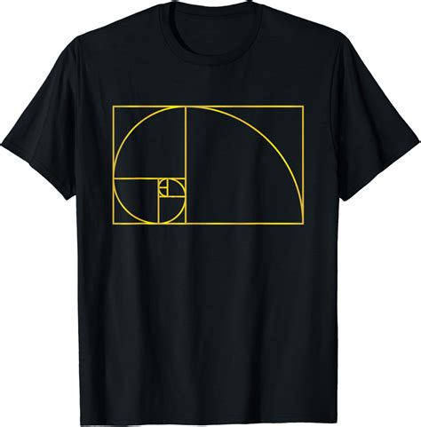 Buy Fibonacci Sequence Golden Ratio Rule Fibo Numbers Fib Gifts T-Shirt ...