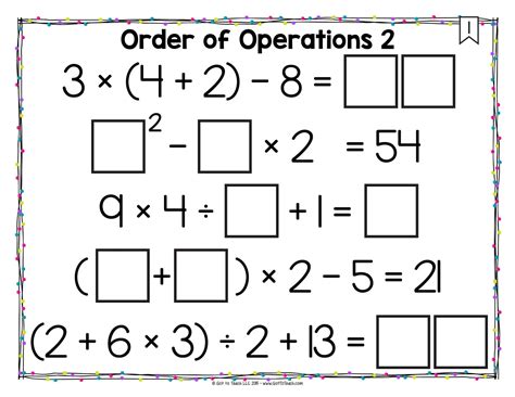Image result for Order of Operations Exponents