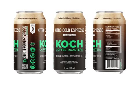 Buy KOCH Coffee Roasters Nitro Cold Brew Espresso - CONCENTRATE Coffee ...