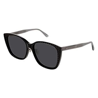 Buy Bottega Veneta Men's Sunglasses Bv 0218 Sk 001 Black Grey 56/17/145 ...