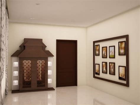 6 pictures of wooden pooja rooms for Indian homes
