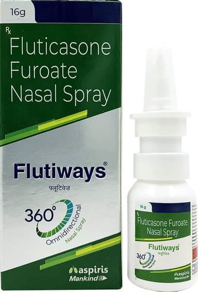 Flutiways 0.0306 %W/W Nasal Spray (16): Uses, Side Effects, Price ...