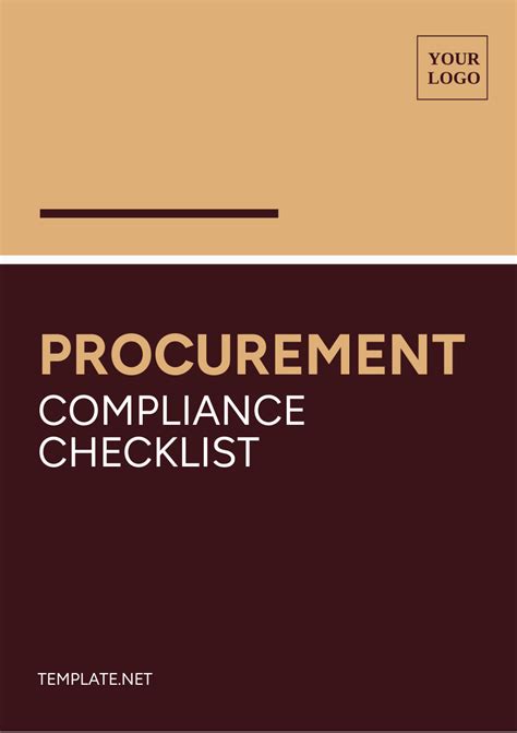 Image result for Procurement Checklist Template