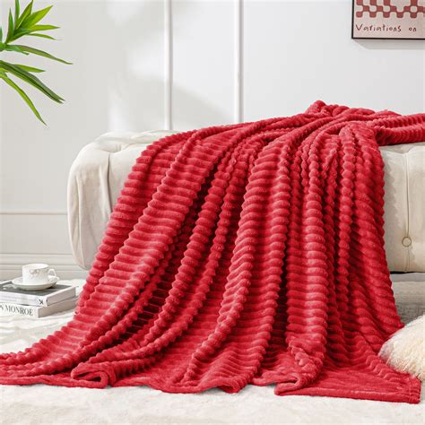 BEDELITE Fleece Throw Blanket for Couch and Bed 50x60 Inches Cozy Plush ...