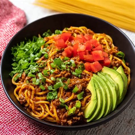 Mexican Spaghetti Recipe – reciperift