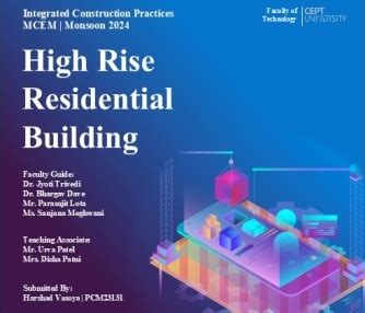 High-Rise Residential Project | CEPT - Portfolio
