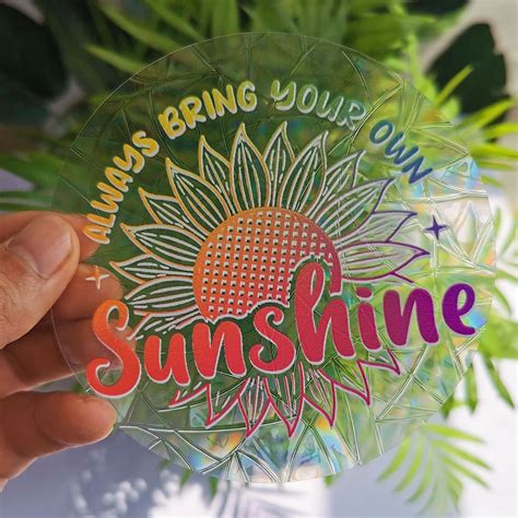 Buy 5pcs Sticker Rainbow Window Film Sticker, PVC Sun Catcher Mushroom ...