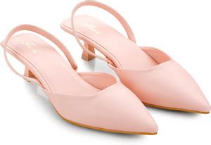 FLORA Women Pink Heels - Buy FLORA Women Pink Heels Online at Best ...