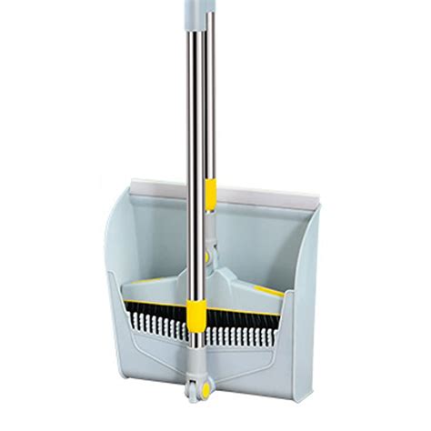 Buy SEFAX Broom and Dustpan Set for Home, Long Handle Dust Pan and ...