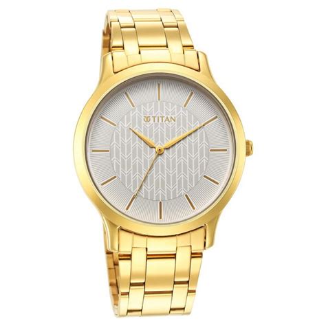 Buy Online Titan Karishma Radiance White Dial Analog Stainless Steel ...