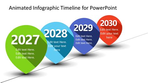 Animated Infographic Timeline for PowerPoint