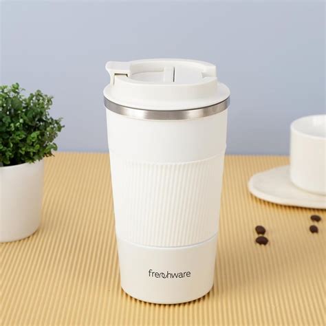 Buy Frenchware Stainless Steel Vacuum Insulated Mug, Travel Coffee Mug ...
