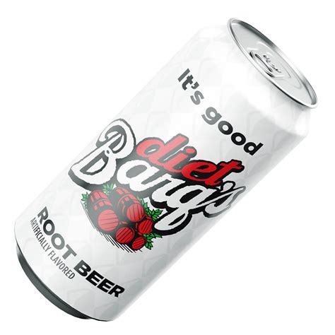 Diet Barq's Root Beer Soda Soft Drink Can 473ml - 3D Model by murtazaboyraz